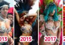 Rihanna se transforma en una deslumbrante diosa del carnaval en el Crop Over