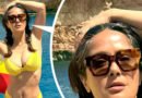 Salma Hayek presume de sus canas en unas sensuales fotos en bikini