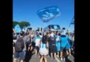 Locura por Racing: el tremendo banderazo de la hinchada antes de la final de la Sudamericana