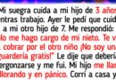 No es su nieto biológico y ahora mi suegra quiere cobrar por cuidarlo