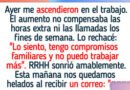 Rechacé un ascenso por mi familia y la empresa se está vengando