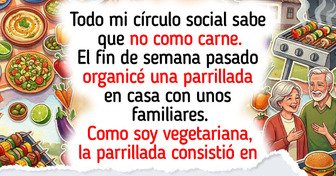 Me niego a comprar carne para mis invitados, soy vegetariana y lo saben